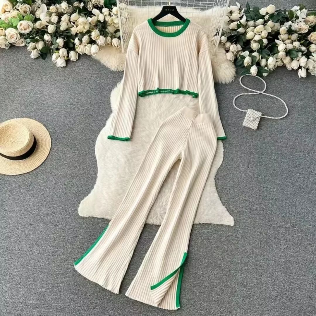 Women's autumn set,
Women's casual clothing,
Elegant blouse and pants,
Comfortable women's fashion,
Women's two-piece suits,
Women's fashion