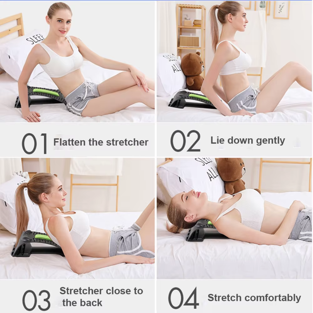 back stretcher,
lumbar massager,
spinal decompression device,
lower back pain relief,
spine alignment tool