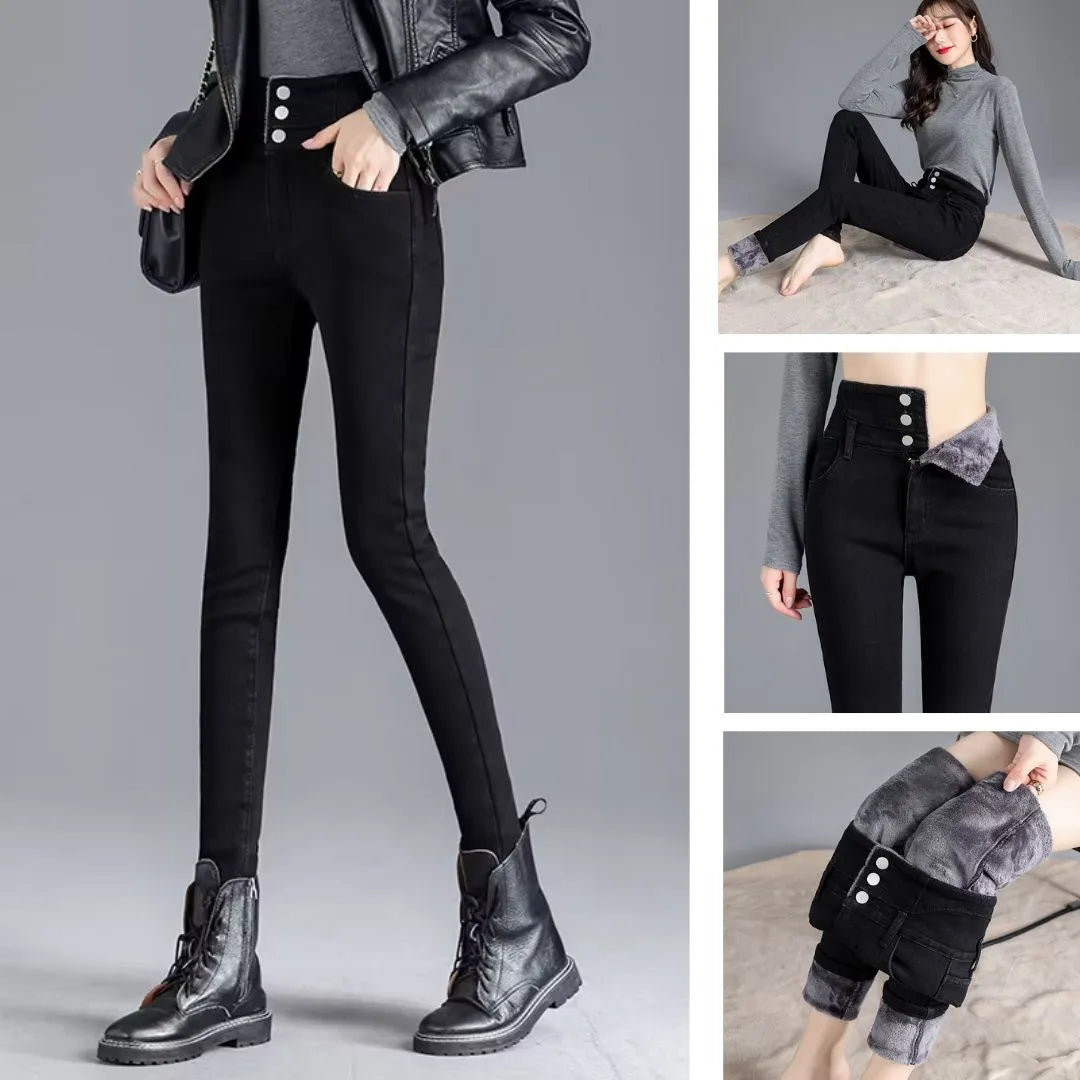 Buy Thermal Jeans for Women, Women's Winter Jeans, Warm Denim Pants, Thermal Jeans Online, Best Thermal Jeans, Winter Trousers for Women