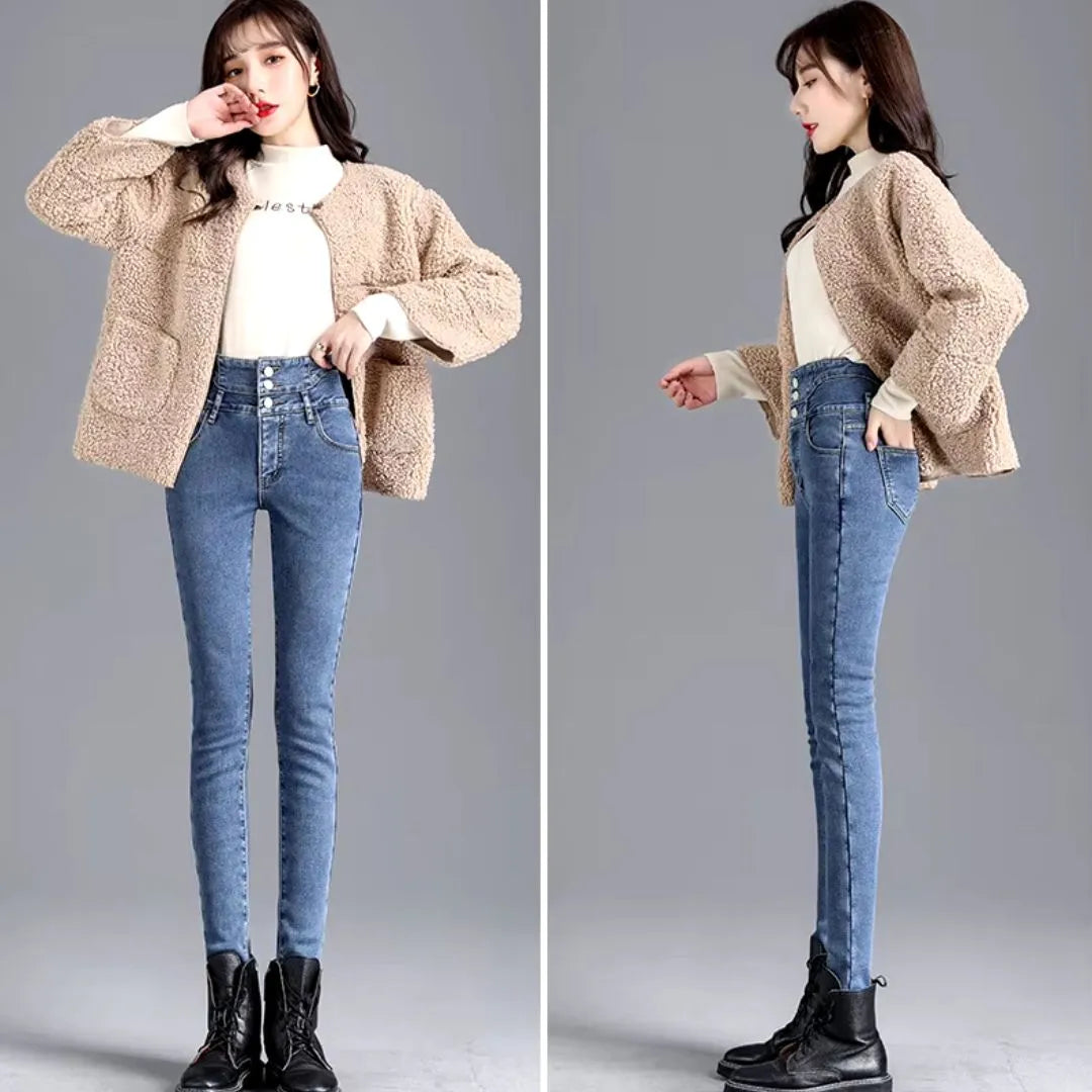 Buy Thermal Jeans for Women, Women's Winter Jeans, Warm Denim Pants, Thermal Jeans Online, Best Thermal Jeans, Winter Trousers for Women
