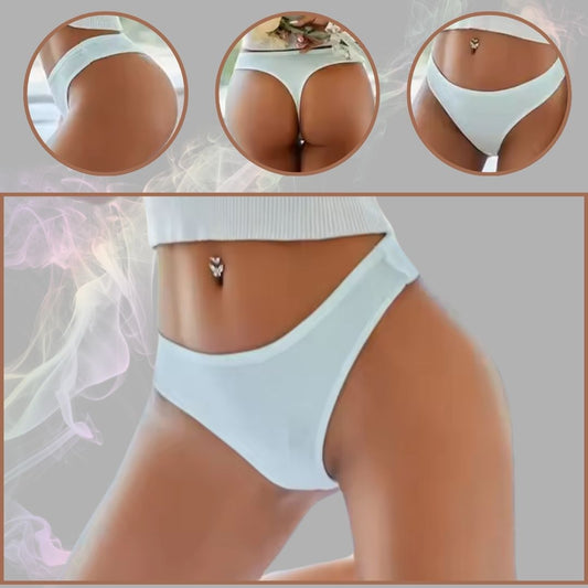 Women's thong,
sexy & comfortable,
ribbed finish,
minimalist thong,
low waist lingerie,
KaressaFashion,
invisible fit,
daily underwear,
cotton thong,
black white beige,