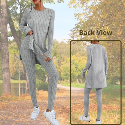 Women's fashion trends,
Women's comfortable clothing,
Women's suit,
Slim long sleeve suit,
Women's autumn/winter set,
Women's elegant set