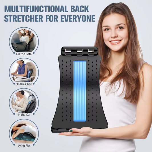 back stretcher,
lumbar massager,
spinal decompression device,
lower back pain relief,
spine alignment tool